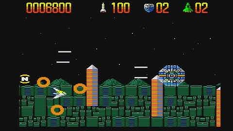 Turbo Blaster [MSX Turbo R / Indie] - Area 1 playthrough