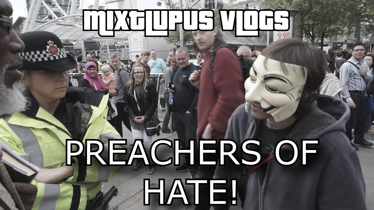 Manchester Hate Preachers vs The Police - Anti-Austerity Protest - MixtLupus VLogs