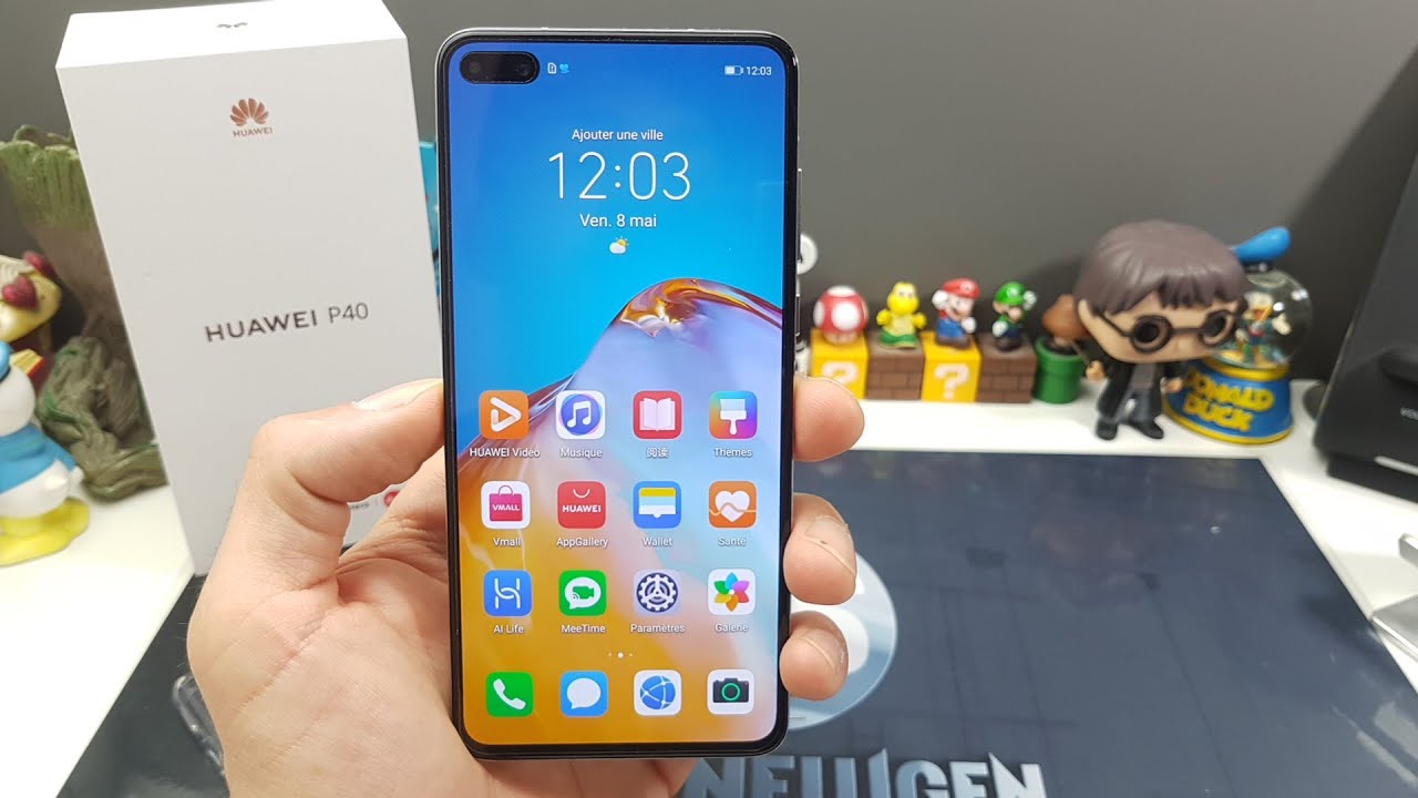 Huawei P40 déballage et prise en main avant TEST YouTube