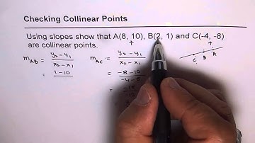 Checking Collinear Points