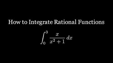 Log Rule For Integration: Rational Function in 20 Sec | Easy Manim Python Tutorial