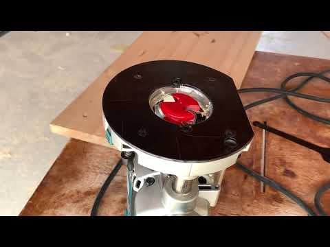 [Woodworking] FREUD Drawer Pull Router Bit / Making A Recessed Drawer Pull