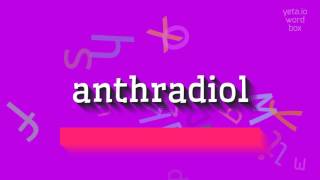 ANTHRADIOL - ANTRADIOL NASIL OKUNUŞTUR?  #antradiol (ANTHRADIOL - HOW TO PRONOUNCE AN