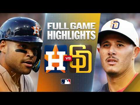 ASTROS vs. PADRES: Official Full Game Highlights (August 7) | 2026 MLB Season