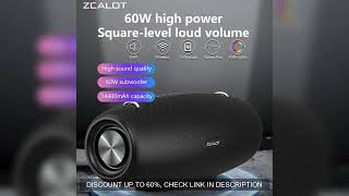 Zealot S67 Wireless Speaker WithShoulder Strap,Outdoor,Waterproof,Portable Speaker with Loud Stero a