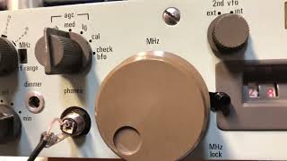 Racal 1217  in restauro Racal Ra17c 12 Function Tests