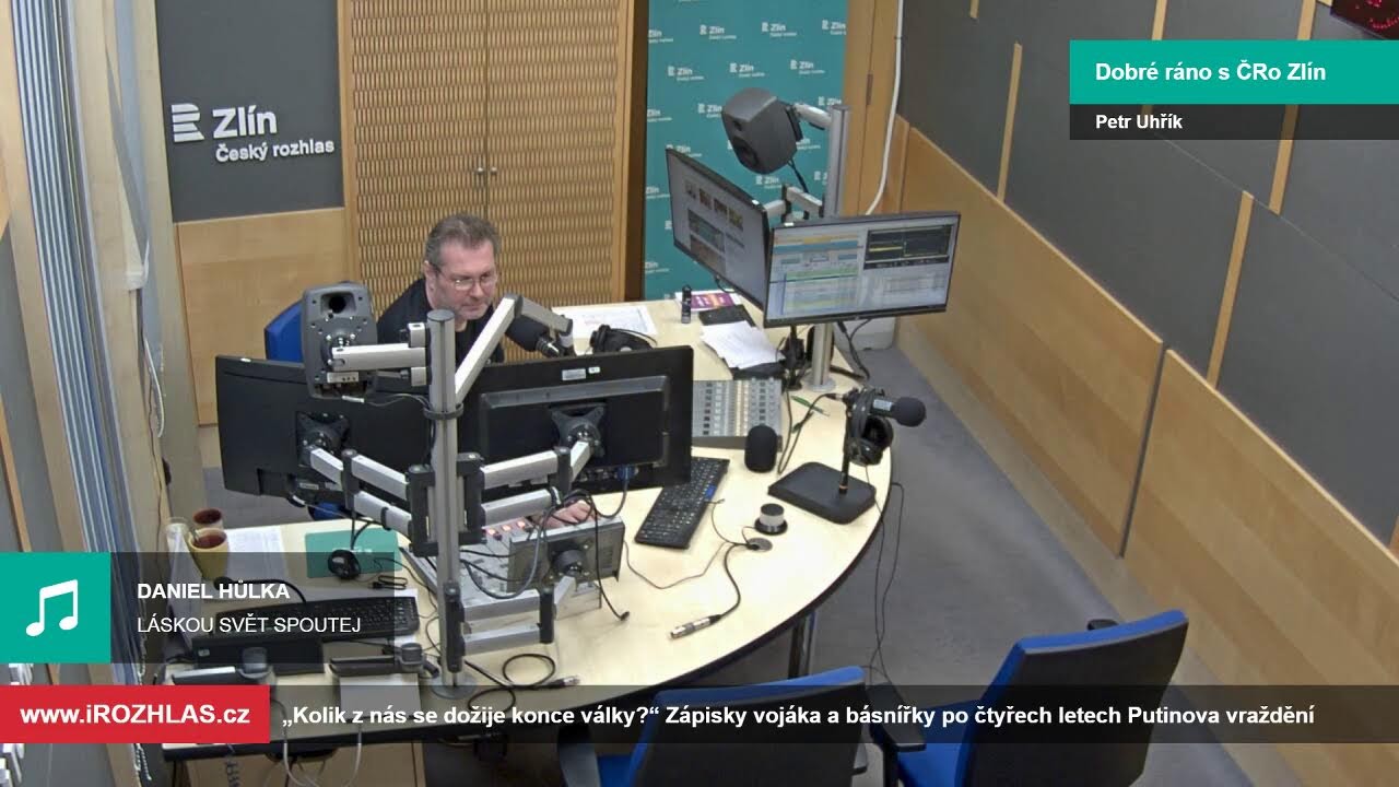 Český rozhlas Zlín | Pohled do studia