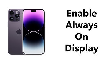 How To Enable Always On Display On iPhone 14 / iPhone 14 Pro
