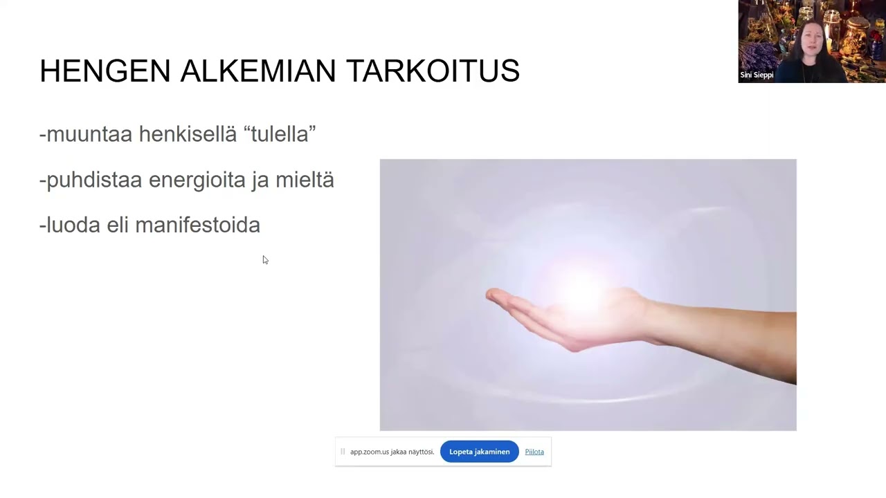 Henkisen alkemian ABC, Luento ja Sydämen Alkemistien avoimet ovet 16.4.2025