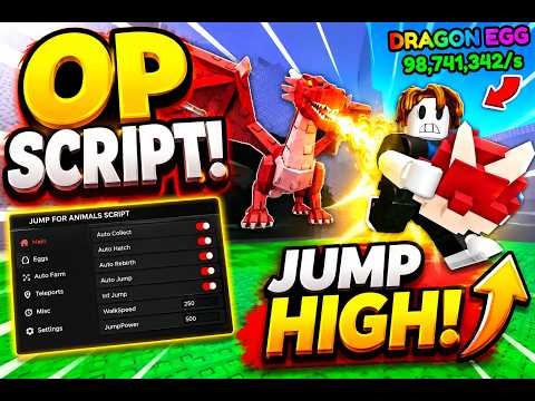 Jump for Animals Script  - 🐾 | BEST OP Script + STEAL RARITY, TRAIN x2 (KEYLESS)
