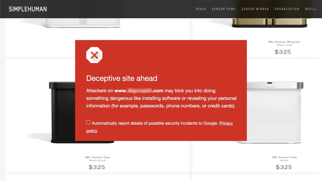 Итак, Чибли обманули, когда он купил ВОТ ЭТОТ товар...