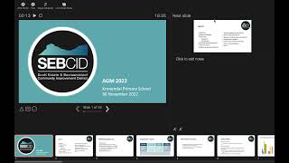 SEBCID AGM Presentation 2022