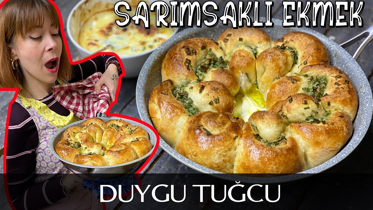 Sarımsaklı Ekmek Tarifi 🍞 | PARMAKLARINIZI BİLE YİYECEKSİNİZ! 🍞 | Chef Duygu Tugcu