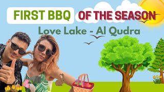 BBQ Date at Love Lake Dubai 🔥🌴 | Relaxing Evening in Al Qudra Desert | Dubai Vlog 2025