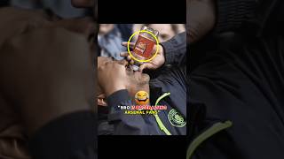 This Man City Fan Ragebaiting Arsenal😂 #shorts #ronaldo #messi #shortsvideo