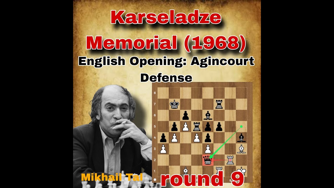 Zurab Mikadze vs Mikhail Tal | round 9 | Karseladze Memorial (1968) |🤯💯👌 