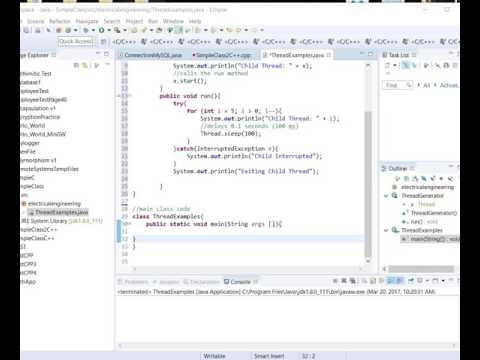 Advanced Java- Create a Thread and Implement Runnable