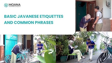 Basic Javanese Etiquettes and Common Phrases
