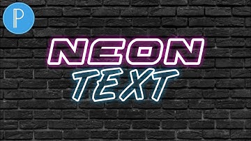 🔥How to make neon text effect in pixel lab  | Electronics Life