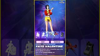 Cowboy Bebop Bundle in Fortnite item Shop 😜😍 All Skins Emotes Items Showcase 🔥( ͡° ͜ʖ ͡°)