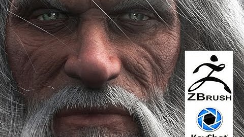Grey Beard  * Zbrush & Keyshot speedsculpt