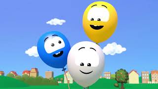 Учим цвета - Котёнок Котэ и цветные воздушные шарики - Песни мультики для детей малышей screenshot 5