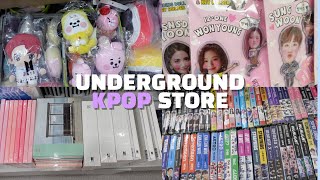 underground kpop store & album opening (myeongdong station) KOREA VLOG 🌸