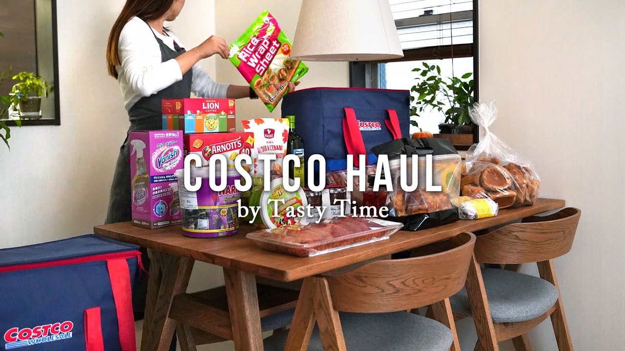 コストコ購入品と朝昼晩ごはん🛒／大容量の生エビを美味しく食べる6つのレシピ🦐