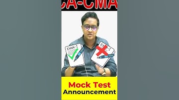 Mock Tests. 💯✍️📝 #ca #cma #icai #mocktest #test