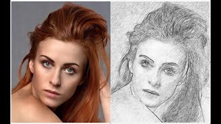 Photo2Sketch Converter Tool Demo | Draw Pencil drawings digitally in 5 min| Portrait in BW & color. screenshot 1