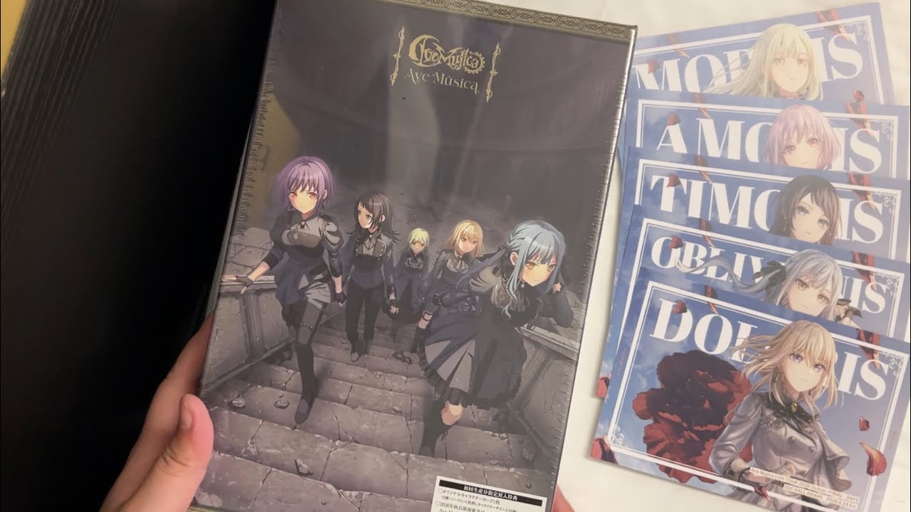 UNBOXING] BanG Dream! Ave Mujica Best Album Limited Edition - YouTube