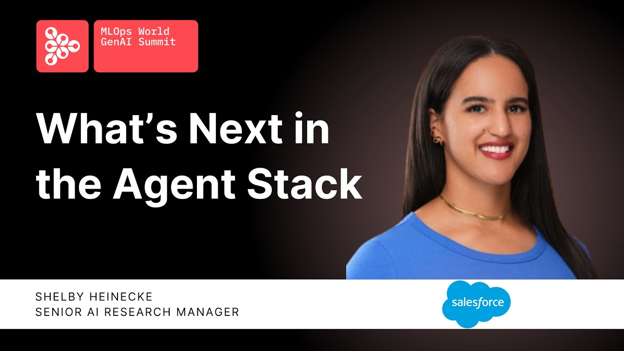 What’s Next in the Agent Stack | Shelby Heinecke, Salesforce
