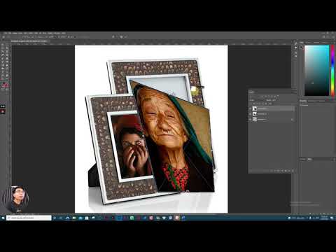 Đưa ảnh vào bất cứ khung hình nào sử dụng Photoshop