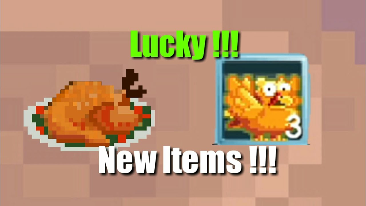 Using 200 Roasted Turkeys + 3 Organic Turkeys !?! I Got New Items !!! | Growtopia