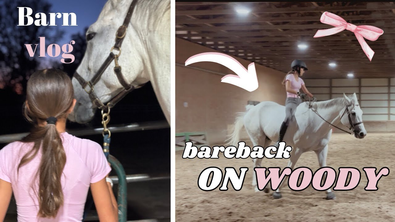 Barn vlog! Bareback, costumes, and more!