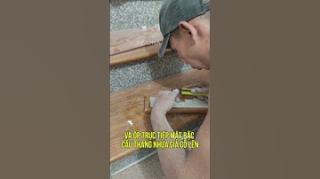 Mẹo hay thi công mặt bậc cầu thang nhựa giả gỗ chuẩn thợ chuyên nghiệp | Haroma