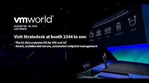 Stratodesk VMWorld 2018