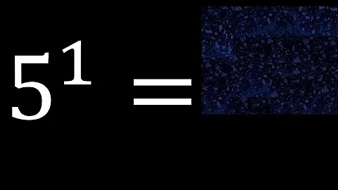 5 exponent 1 , number raised to the power, number above the number
