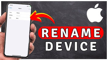 How to Change DEVICE NAME On iPhone - iPhone Tutorial