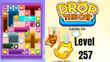 Drop The Cat Level 257 hard level Walkthrough Solution 