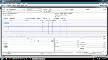eCount.in : Training Video Of Transport Software Lr Entry