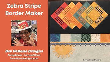 Technique Class: Creative Memories Zebra Stripe BMC Border Maker Cartridge Ideas