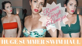 HUGE SWIMSUIT HAUL!! ft.  ROMWE | TARGET | &amp; AMAZON