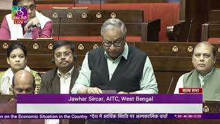 Jawhar Sircar exposes Govt’s fancy talk on GDP,employment,banking during intervention in parliament.