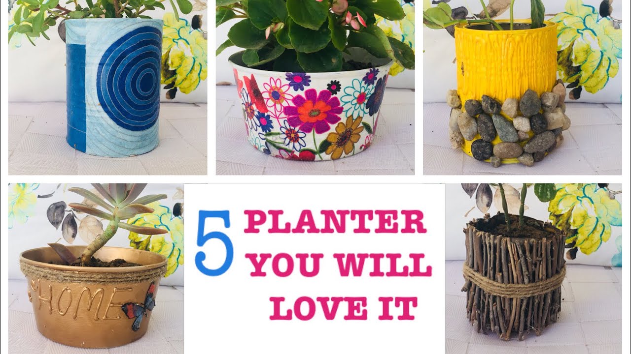 22 DIY alternative planter ideas: easy look to recreate