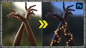[ Photoshop Tutorial ] Add String Lights to Photo in Photoshop