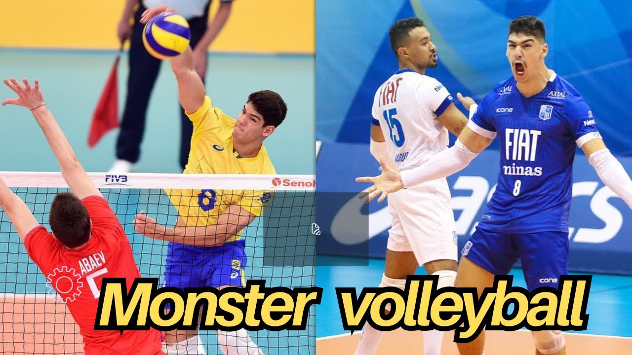HONORATO HENRIQUE  Monster blocking and Jump  The stunning action of world volleyball player