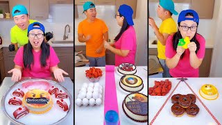 Ice cream challenge! 🍨M&M's cake vs Emoji cake vs Skibidi toilet cake mukbang