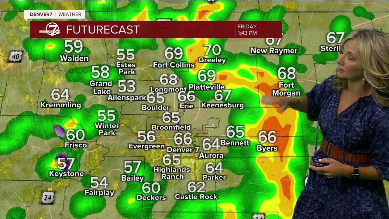 More heavy rain and hail possible across the Denver metro area Friday ...