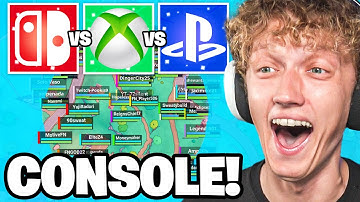 I Hosted a CONSOLE Only Tournament In Simpsons Fortnite! (PS5 vs Xbox vs Switch)